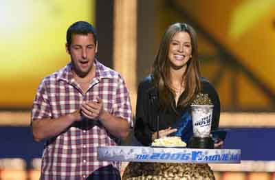 Adam Sandler and Kate Beckinsale at the 2006 MTV Movie Awards