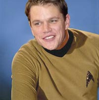 Captain Kirk-William Shatner to be played by Matt Damon in Star Trek Movie