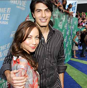 Superman Brandon Routh and Girlfriend at the 2006 MTV Movie Awards