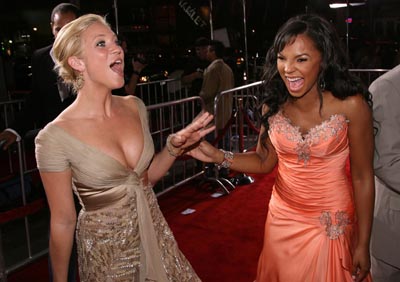 Brittany Snow and Ashanti at the premiere of JOhn Tucker Must Die