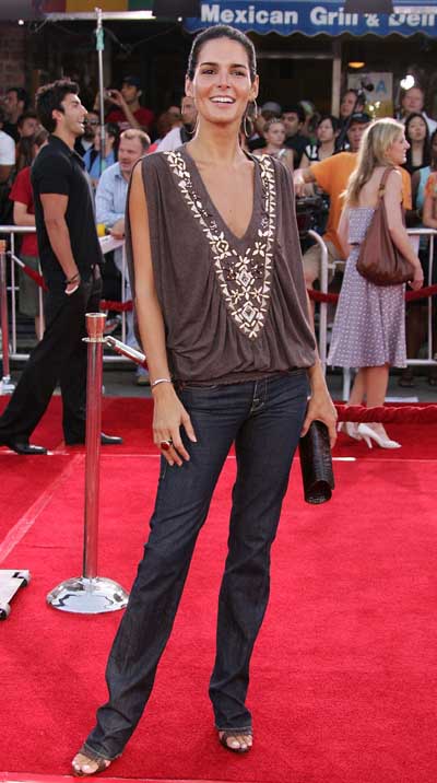 Angie Harmon at miami vice premiere