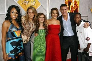 Cast members Drew Sidora, director Anne Fletcher, Alyson Stoner, Jenna Dewan, Channing Tatum and De'Shawn Washington at 'Step Up' premiere Cast members Drew Sidora, director Anne Fletcher, Alyson Stoner, Jenna Dewan, Channing Tatum and De'Shawn Washington at 'Step Up' premiere
