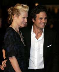 Mark Ruffalo and His Wife Sunrise at the Premiere of All the King's Men Mark Ruffalo and His Wife Sunrise at the Premiere of All the King's Men